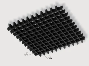Підвісна Cтеля Грильято 30x30