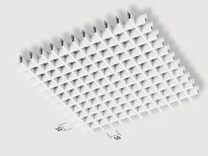 Альтернативний вигляд Підвісна Cтеля Грильято 50x50