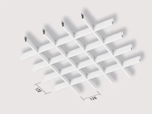 Альтернативний вигляд Підвісна Cтеля Грильято 120x120